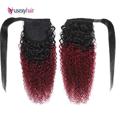 Curly Brazilian Human Hair Ponytail