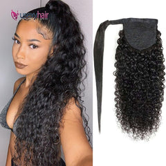 Curly Brazilian Human Hair Ponytail