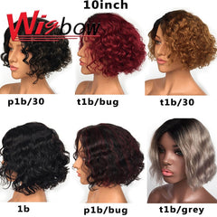 Deep Wave Lace Part Human Hair Wig