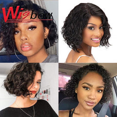 Deep Wave Lace Part Human Hair Wig