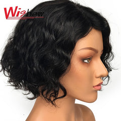 Deep Wave Lace Part Human Hair Wig