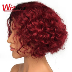 Deep Wave Lace Part Human Hair Wig
