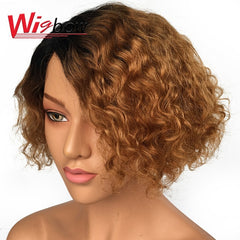 Deep Wave Lace Part Human Hair Wig
