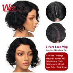 Deep Wave Lace Part Human Hair Wig