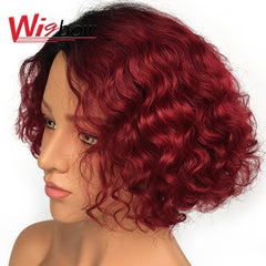 Deep Wave Lace Part Human Hair Wig