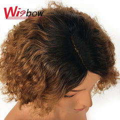 Deep Wave Lace Part Human Hair Wig