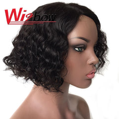 Deep Wave Lace Part Human Hair Wig