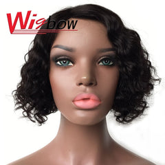 Deep Wave Lace Part Human Hair Wig