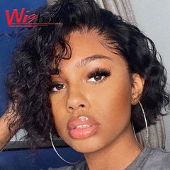Deep Wave Lace Part Human Hair Wig