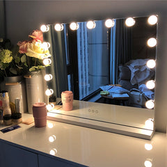 Hollywood Style Makeup Mirror with Lights LED Bulbs