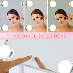 Hollywood Style Makeup Mirror with Lights LED Bulbs