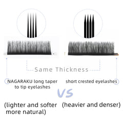 Individual Cluster Eyelashes 16 Rows