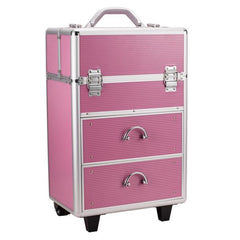 Cosmetic Makeup Case 4 Tier Lockable Cosmetic Storage