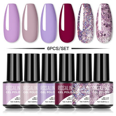 Glitter Gel Nail Polish Set