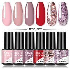 Glitter Gel Nail Polish Set