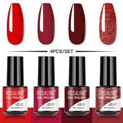 Glitter Gel Nail Polish Set