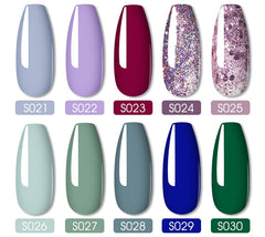 Glitter Gel Nail Polish Set