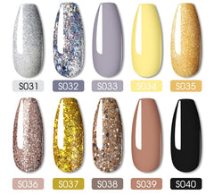 Glitter Gel Nail Polish Set