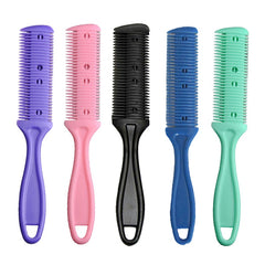 Razor Comb Hair Cutter Comb Cutting Scissors, Double Edge Razor, Hair Thinning Comb Slim Haircuts Cutting Tool