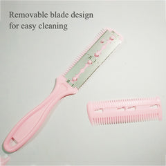 Razor Comb Hair Cutter Comb Cutting Scissors, Double Edge Razor, Hair Thinning Comb Slim Haircuts Cutting Tool