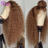 Honey Blonde Curly Hd Lace Frontal Human Hair