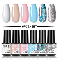 Glitter Gel Nail Polish Set