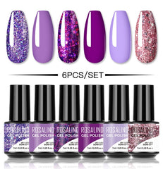 Glitter Gel Nail Polish Set