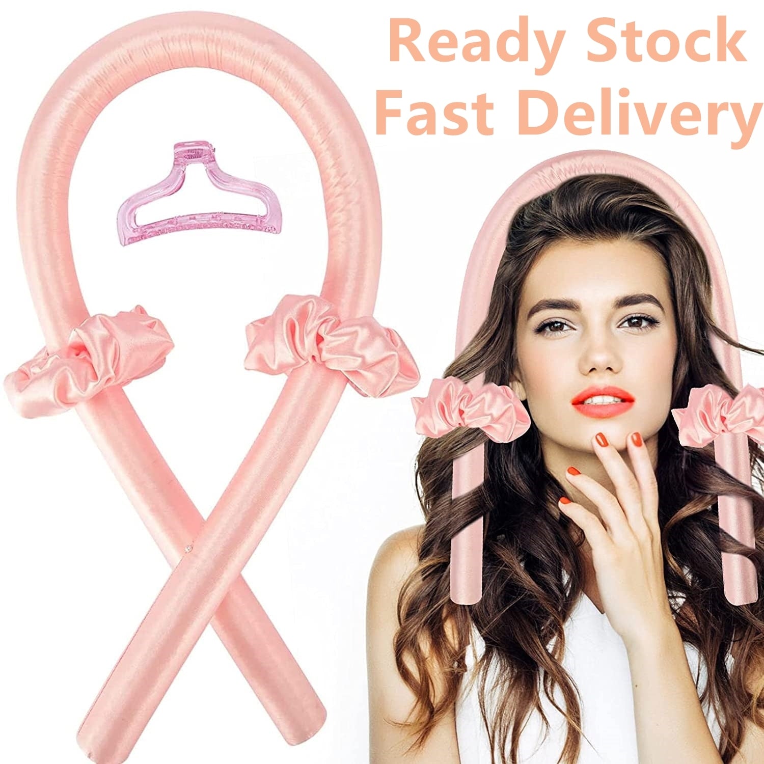 Heatless Curling Rod Headband