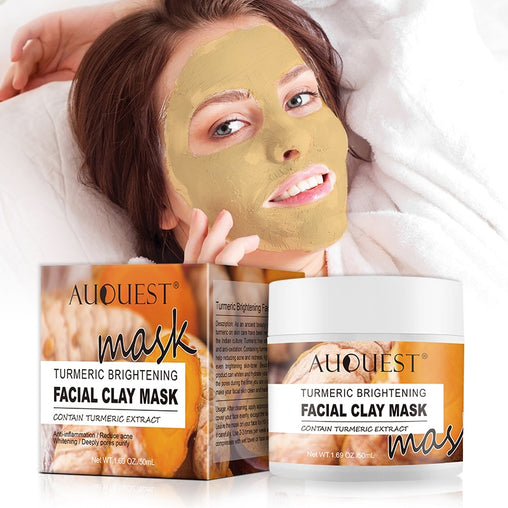 Turmeric Clay Deep Cleansing Acne Exfoliating Facial Mask