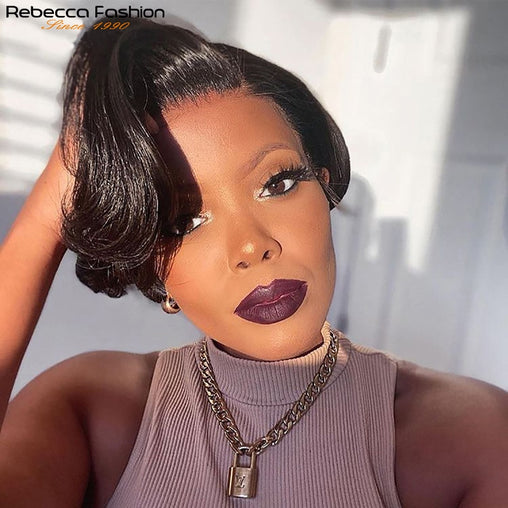 Short Pixie Cut Brazilian Remy Wig