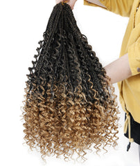 Goddess Box Braids Crochet Hair With Curly End