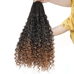 Goddess Box Braids Crochet Hair With Curly End