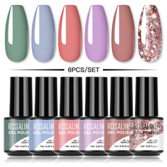 Glitter Gel Nail Polish Set