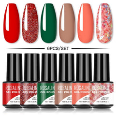 Glitter Gel Nail Polish Set
