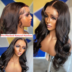 Body Wave Lace Front  30 Inch Lace Frontal Wigs Human Hair