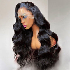 Body Wave Lace Front  30 Inch Lace Frontal Wigs Human Hair
