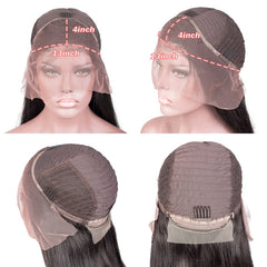Body Wave Lace Front  30 Inch Lace Frontal Wigs Human Hair