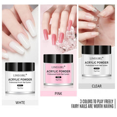 Nail Acrylic Powder and Liquid Monomer Manicure Set Kit