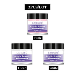 Nail Acrylic Powder and Liquid Monomer Manicure Set Kit
