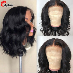 Short Bob Body Wave Lace Front Human Hair Wig