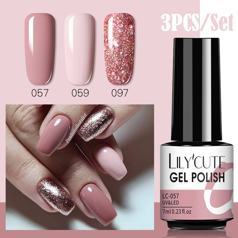 3 PCS Gel Polish Set