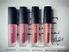 Huda Mini Matte Lipstick 4 Pack Sets Waterproof Non-fading