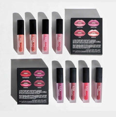 Huda Mini Matte Lipstick 4 Pack Sets Waterproof Non-fading
