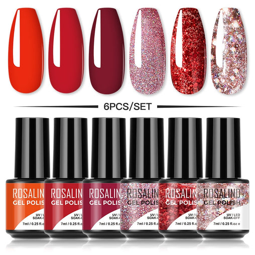 Glitter Gel Nail Polish Set