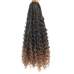 Goddess Box Braids Crochet Hair With Curly End