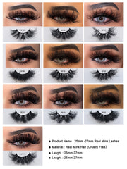 Fluffy Mink Lashes Eyelashes