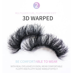 Fluffy Mink Lashes Eyelashes