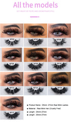 Fluffy Mink Lashes Eyelashes