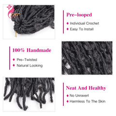 Butterfly Locs Crochet Hair Braids