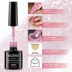 Glitter Holographic Nail Polish